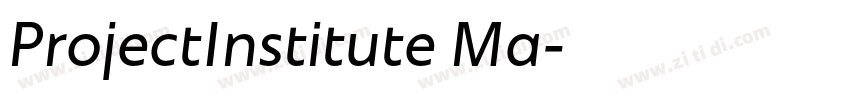 ProjectInstitute Ma字体转换 ProjectInstitute Ma字体转换